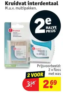 Kruidvat Kruidvat interdentaal aanbieding