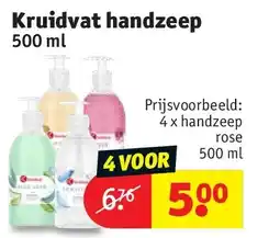 Kruidvat Kruidvat handzeep aanbieding