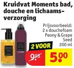 Kruidvat Kruidvat Moments bad, douche en lichaams- verzorging aanbieding
