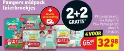 Kruidvat 4 x Baby Dry Paw Patrol pants maat 6 19 stuks aanbieding
