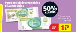 Kruidvat Pampers kleinverpakking billendoekjes aanbieding
