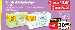 Kruidvat Kruidvat babydoekjes aanbieding