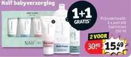 Kruidvat Naïf babyverzorging aanbieding