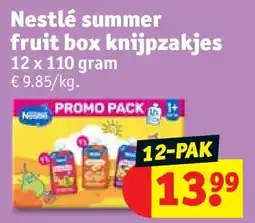 Kruidvat Nestlé summer fruit box knijpzakjes aanbieding