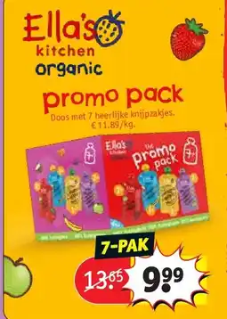 Kruidvat Ella's kitchen organic promo pack aanbieding