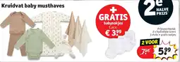 Kruidvat 2 x hydrofiele luiers 3 stuks + gratis sokjes aanbieding
