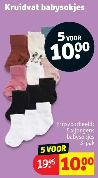 Kruidvat Kruidvat babysokjes aanbieding