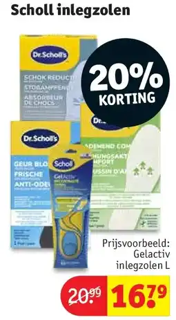Kruidvat Scholl inlegzolen aanbieding