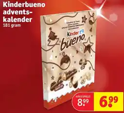 Kruidvat Kinderbueno adventskalender aanbieding