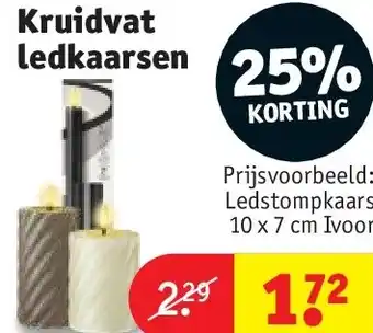 Kruidvat Kruidvat ledkaarsen aanbieding