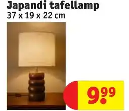 Kruidvat Japandi tafellamp aanbieding
