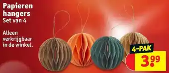 Kruidvat Papieren hangers aanbieding
