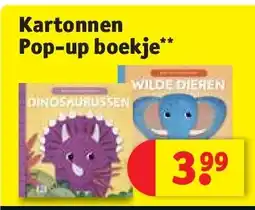 Kruidvat Kartonnen Pop-up boekje aanbieding