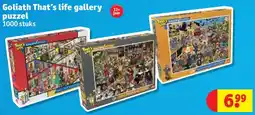 Kruidvat Goliath That’s life gallery puzzel aanbieding