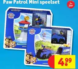 Kruidvat Paw Patrol Mini speelset aanbieding