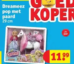 Kruidvat Dreameez pop met paard aanbieding