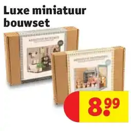 Kruidvat Luxe miniatuur bouwset aanbieding