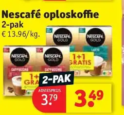 Kruidvat Nescafé oploskoffie aanbieding
