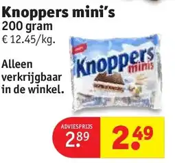 Kruidvat Knoppers mini’s aanbieding