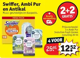 Kruidvat Swiffer, Ambi Pur en Antikal aanbieding