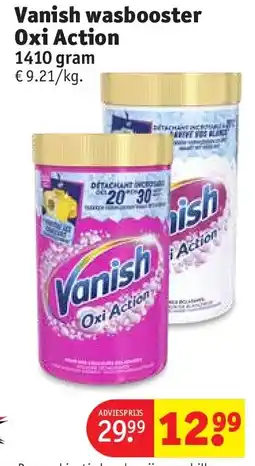 Kruidvat Vanish wasbooster Oxi Action aanbieding