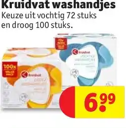 Kruidvat Kruidvat washandjes aanbieding