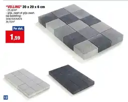 Hubo Betonnen Klinkers Velling aanbieding