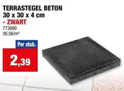 Hubo Terrastegel Beton aanbieding