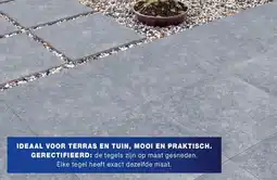 Hubo Keramische Terrastegels Pietra aanbieding