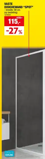 Hubo Aurlane Vaste Douchewand Spot aanbieding