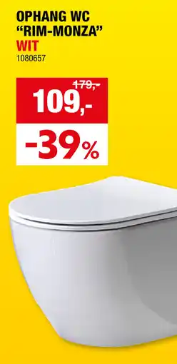 Hubo Lafiness Ophang WC Rim Monza aanbieding