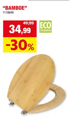 Hubo Wenko Wc Brillen Bamboe aanbieding