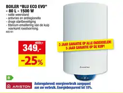 Hubo Ariston Boiler Blu Eco Evo aanbieding