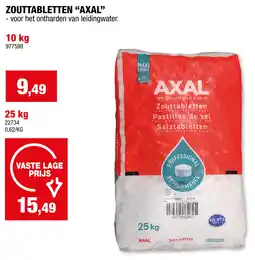 Hubo Zouttabletten Axal aanbieding