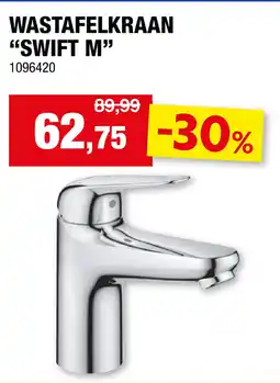 Hubo Grohe Wastafelkraan Swift M aanbieding