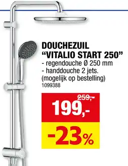 Hubo Grohe Douchezuil Vitalio Start 250 aanbieding