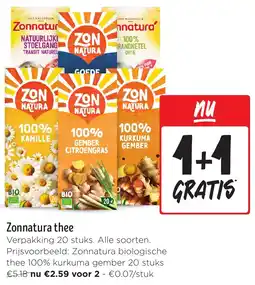 Jumbo Zonnatura Thee aanbieding