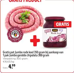 Jumbo Jumbo Gerolde Chipolata aanbieding