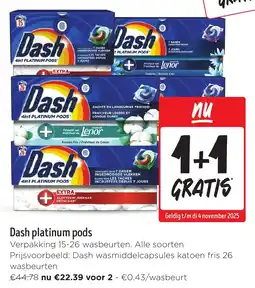 Jumbo Dash platinum pods aanbieding