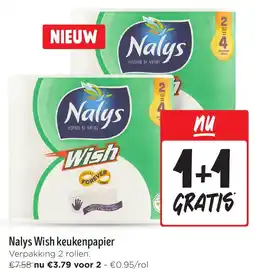 Jumbo Nalys Wish keukenpapier aanbieding