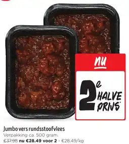 Jumbo Jumbo vers rundsstoofvlees aanbieding