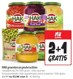 Jumbo HAK groenten en peulvruchten aanbieding