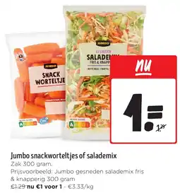 Jumbo Jumbo Snackworteltjes of Salademix aanbieding
