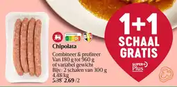 Delhaize Chipolata aanbieding