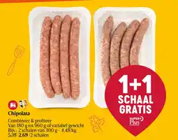 Delhaize Chipolata aanbieding