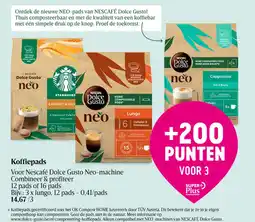 Delhaize Koffiepads aanbieding