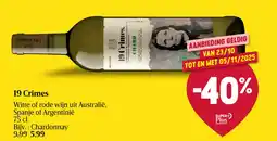 Delhaize 19 Crimes aanbieding