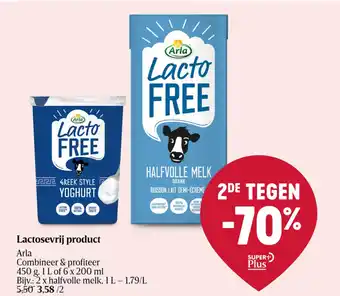 Delhaize Lactosevrij product aanbieding