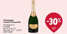 Delhaize Champagne vranken demoiselle aanbieding