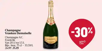 Champagne vranken demoiselle